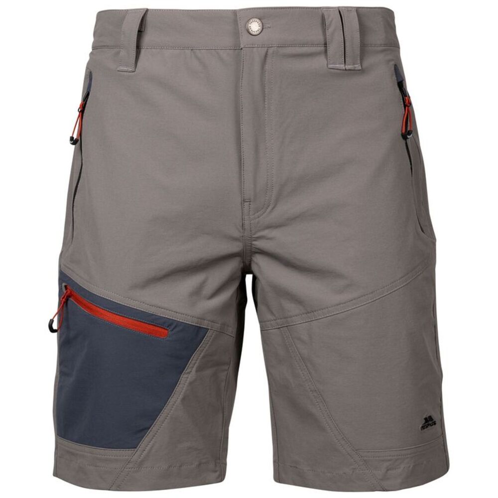 Trespass Mens Daars Casual Shorts / Storm Grey